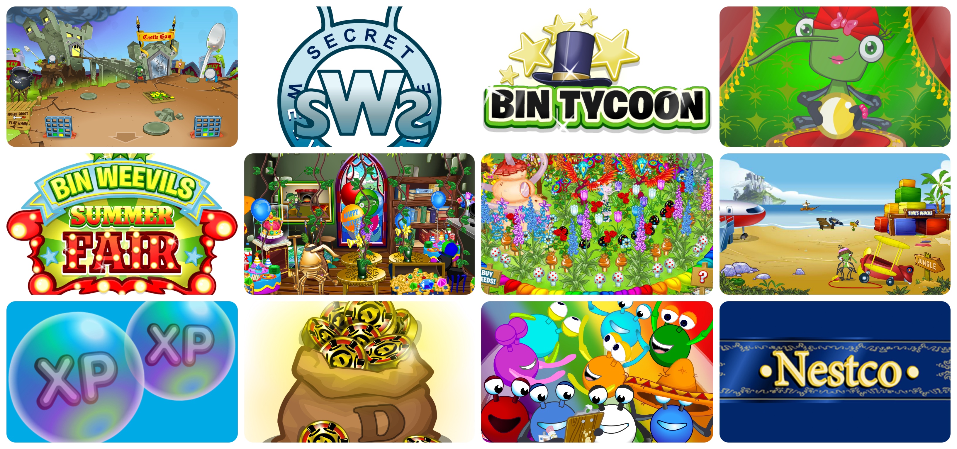 Minigames, Bin Weevils Wiki