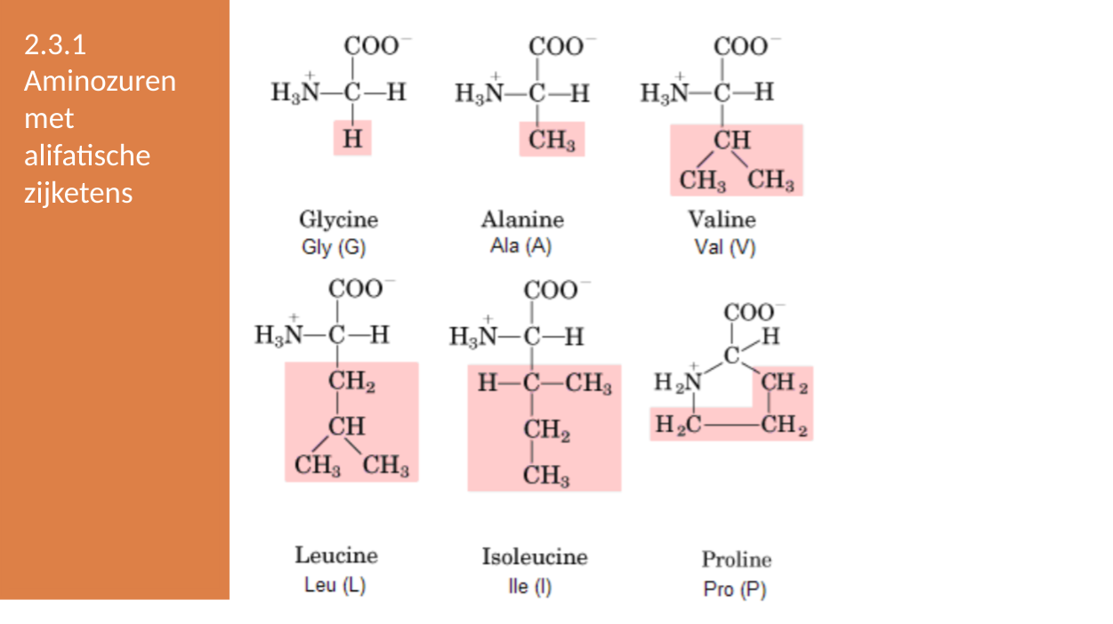opzettelijk Mier baseren Alifatische aminozuren (apolair) | Biochemie Wiki | Fandom
