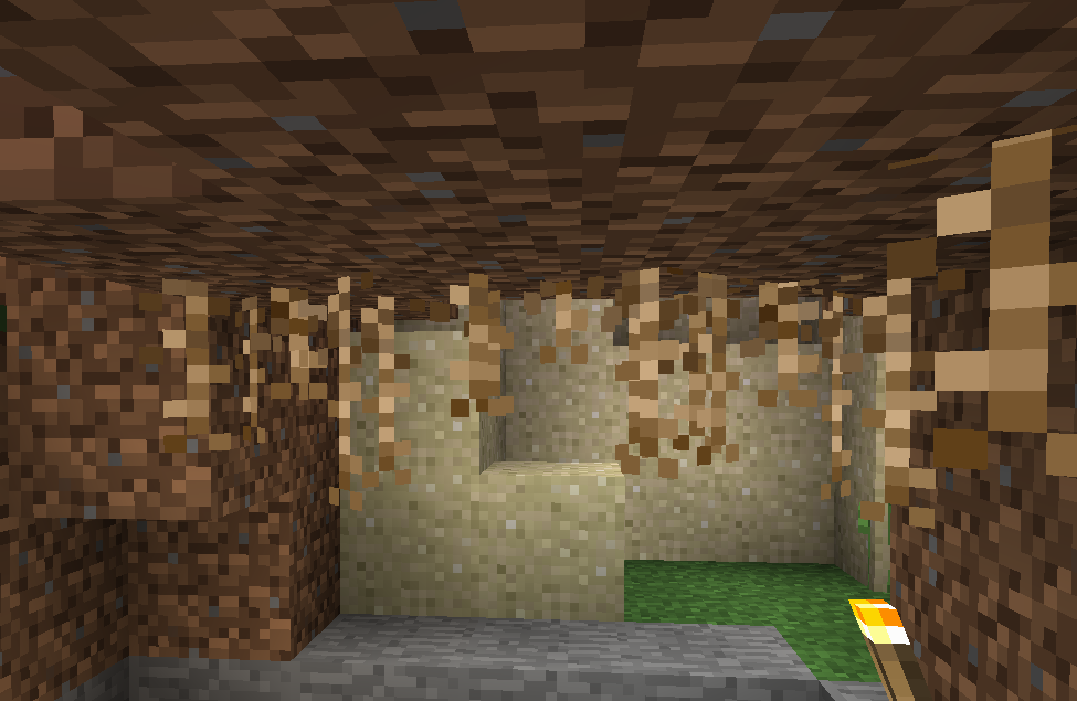 What is rooted dirt in Minecraft?