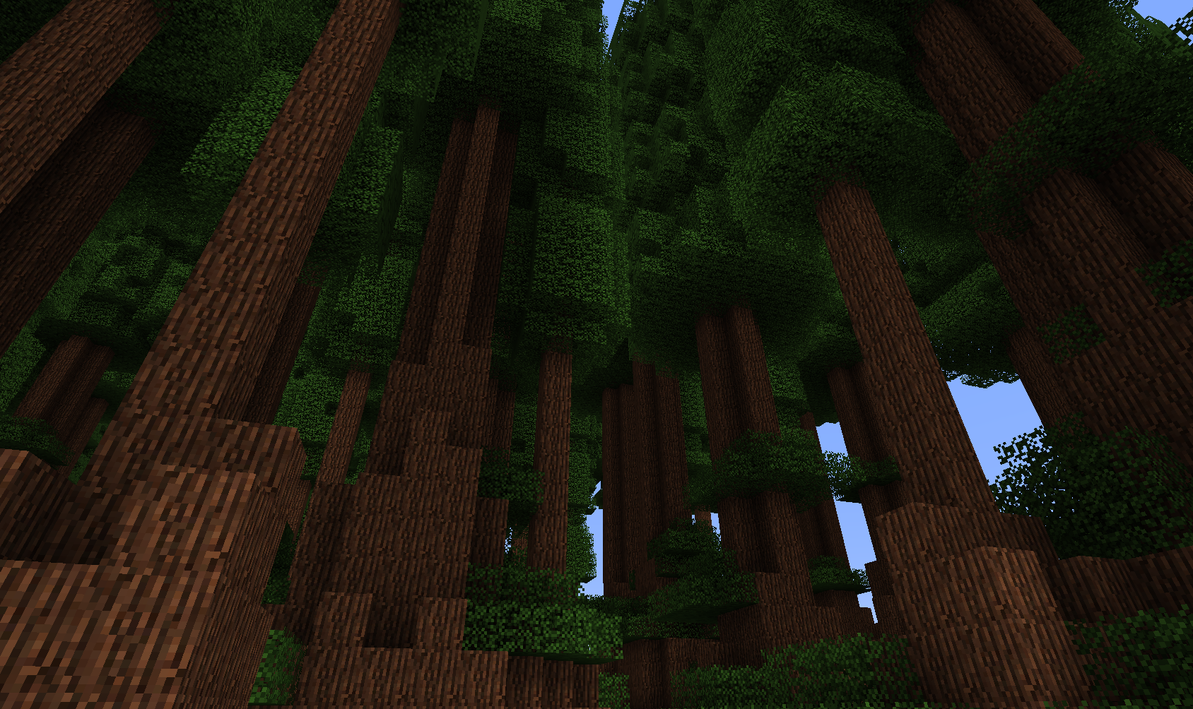 The Redwood Forest is a densely wooded biome filled with Redwood Trees. 