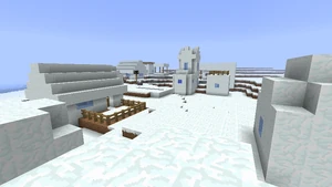 Arctic biome with village in BOP 1.1.2.51.
