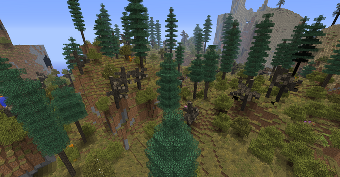 Как выглядит новый биом в майнкрафте Autumn Hills Biomes O' Plenty Wiki Fandom