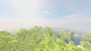 Orchard with Shaders in 1.12.2 Minecraft