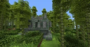 A jungle temple naturally generated in the Bamboo Forest.