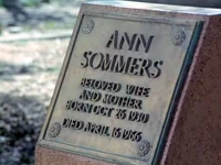 Ann Sommers tombstone
