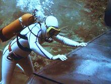 Sharks (Part II) - Steve pushing the entire submarine Stingray