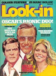 The first Look-in with a Bionic Woman strip