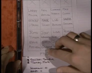 Outdated seating chart at Ventura Air Force Base.