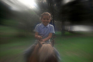 Jaime dreams of riding horseback as a child