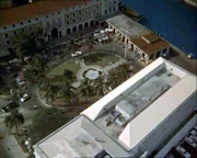 Aerial view of the Monte Carlo Casino