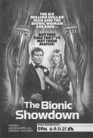 Bionic Showdown print ad