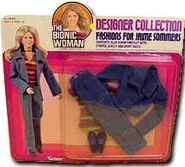 DCBlueDenim.jpg (8 KB) Casual Day A blue denim pantsuit with striped jersey and sport shoes