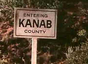 The Kanab County marker