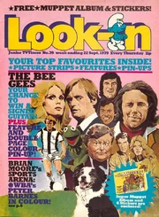 The final Look-in cover on which  or  appear, dated 22 September 1979