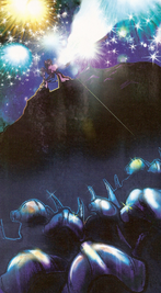 Takanuva impressiona i Kestora con i suoi poteri