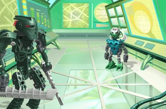 Chute system control room