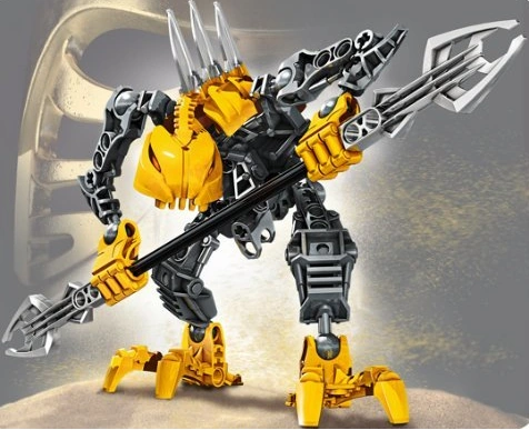 yellow bionicle