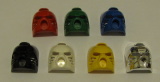 Prototype Hau masks, and a prototype printed Hau (bottom right)