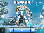 Kopaka en BIONICLE: La Máscara de la Creación