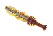 A foam toy weapon based on the Energized Flame Sword.