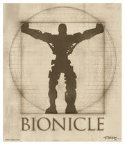 Early bionicle Vitruvian robot