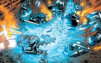 Los Exo-Toa siendo destruidos por Kohrak-Kal