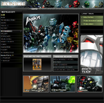 BIONICLE.com a mediados de 2006