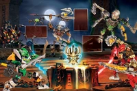 Las Criaturas Calavera emboscando a los Toa en la Forja