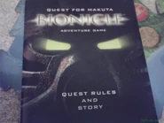 Quest Rules (a.k.a. board game instructions/how to play) and story (for those who are new to Lego Bionicle)