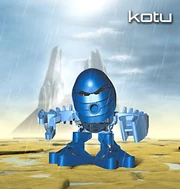 Kotu nachdem sie in eine Matoraner-Kapsel gesteckt wurde