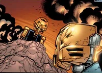 Turaga Vakama contando a los Toa Mata sobre los Bohrok