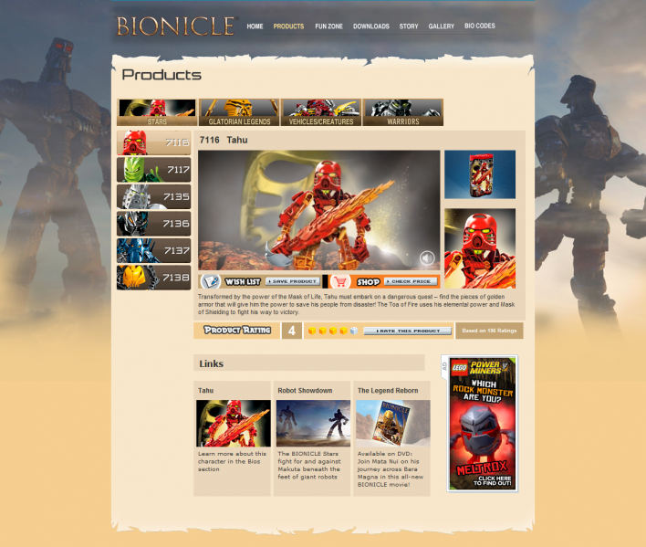BIONICLE Bionicle Reviews Wiki Fandom