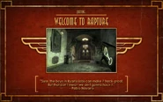 Welcome to Rapture loading screen.