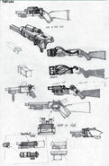 Concept art for the Shotgun, by Mauricio Tejerina.