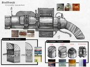 Concept art for the Grenade Launcher