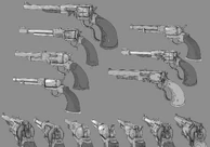 Concept art for a Hand Cannon.