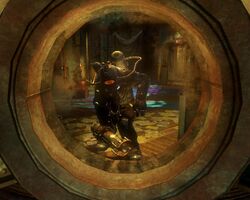 BioShock 2-Inner Persephone - Augustus Sinclair as Subject Omega tower f0355