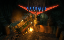 Artemis Suites Entrance