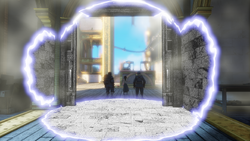 Elizabeth is about to be captured.