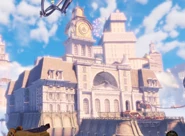 Monment Island Eingang von außen