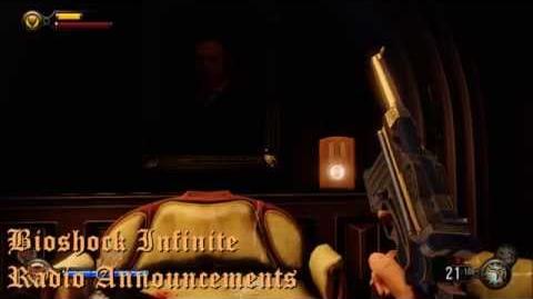 BioShock Infinite Public Address Announcements