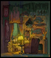 AndrewRyan'sTrophyRoom.jpg (237 KB) Concept idea for Andrew Ryan's room, by Mauricio Tejerina.