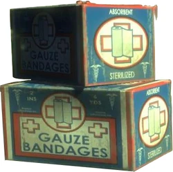 Typical boxes of Bandages.