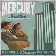 An advertisement for Mercury Suites.