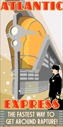 Alternate advertisement for the Atlantic Express.