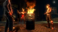 A Baby Jane conversing with other splicers in BioShock 2.