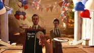Bioshock infinite lutece twins.jpg (740 kB) Los Lutece en la rifa de Columbia.