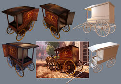 Columbia's Finest Ice Wagon-Cart Zimmermann Models