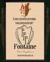 Ad fontaine firefighters