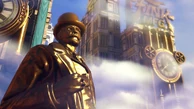 One of several statues of Fink himself.
